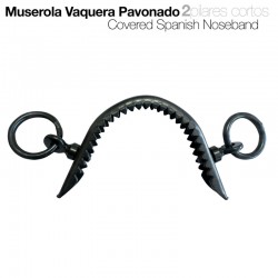 Muserola Vaquera Pavonada 2 Pilares Cortos